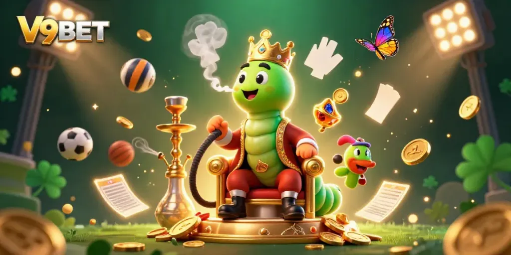 Experience thrilling sports gaming with V9BET in a vibrant, rich casino atmosphere.