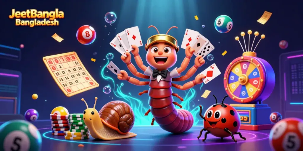Engage in vibrant gaming at JeetBangla Bangladesh with exciting characters and dynamic casino elements.