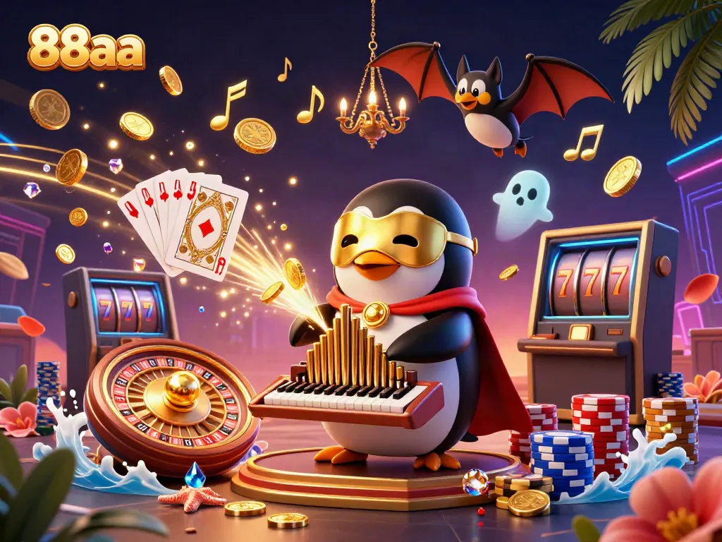 Experience thrilling moments at 88aa with vibrant casino elements and captivating characters