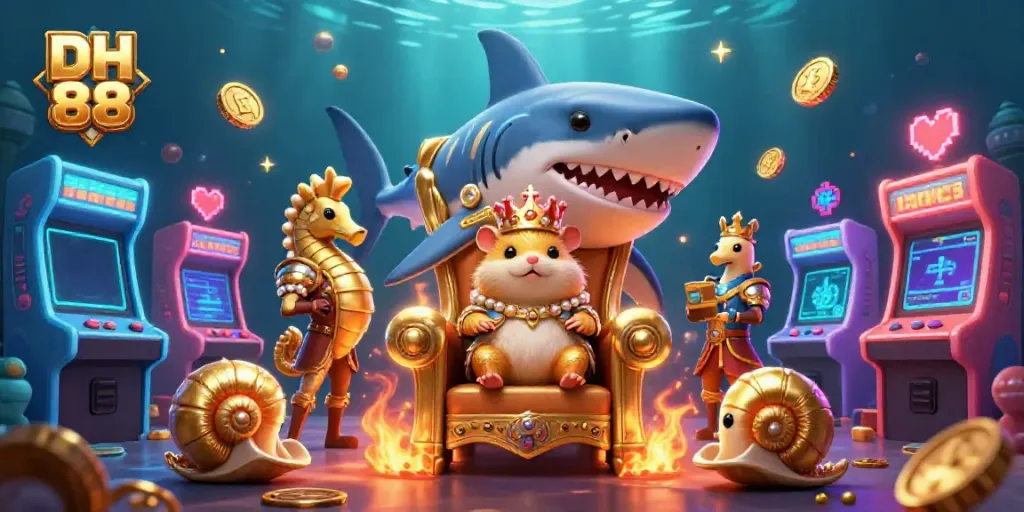 Engage in thrilling DH 88 gaming experiences with mystical underwater characters and dynamic casino elements.